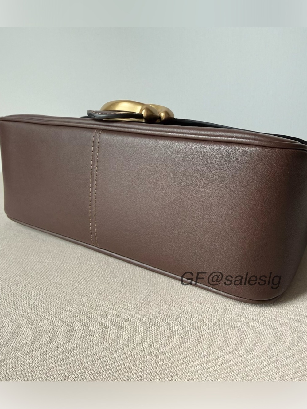 Coach Soft Tabby Shoulder & Crossbody Bag GENUINE LEATHER Gold/Maple CAM98 NWT - Picture 6 of 14